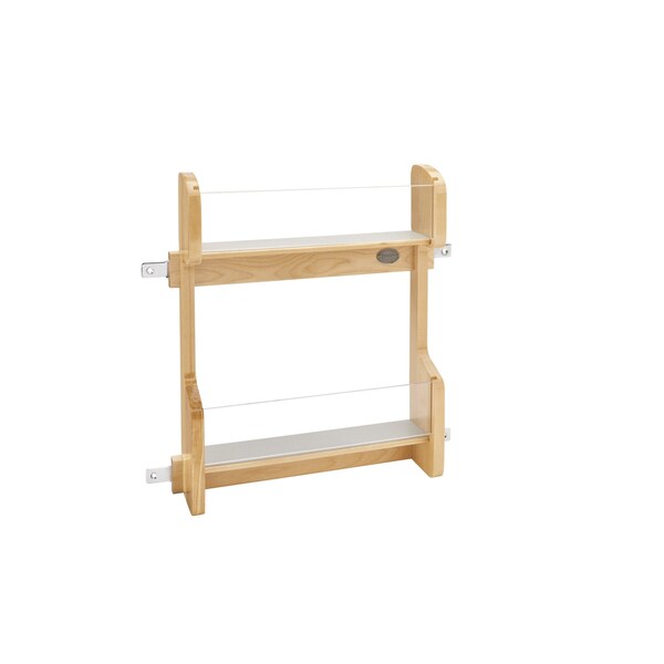Rev-A-Shelf Maple Hardwood, Light Brown, 13.5 in W, 15.5 in H, 3.13 in D, 3.13 in L, Light Brown 4VR-18-1 - main